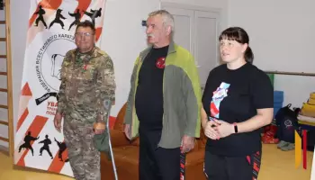 В Верхней Хаве ветеран СВО Михаил Енин встретился с воспитанниками клуба единоборств &laquo;Витязь&raquo;