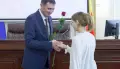 Мэр Воронежа встретился с выпускниками-стобалльниками
