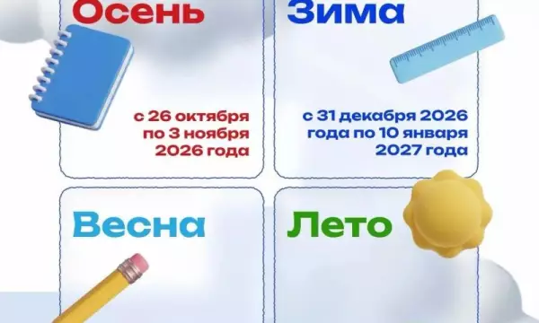 Календарь каникул-2026/27: как отдыхают школьники в Воронеже