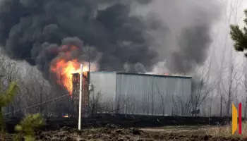 В Воронежской области 39-летний мужчина погиб при пожаре в металлическом вагончике