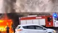 Три торговых павильона сгорели на главной улице в Новой Усмани под Воронежем