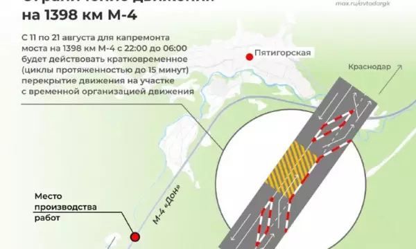 Воронежских водителей предупредили о перекрытии трассы М-4 &laquo;Дон&raquo;