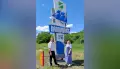 В Новохоперске у подножия Банной горы установили въездной знак