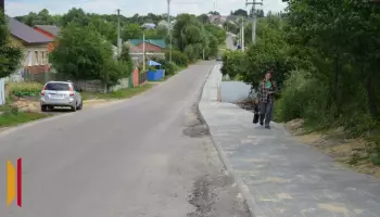 В Верхней Хаве на 3 улицах сделали новые тротуары