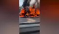 Вспыхнувший под Воронежем грузовик перевозил 500 кг муки
