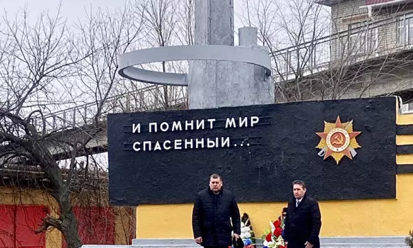 В депо Россошь &ndash; Пассажирская прошел митинг в честь освобождения города от фашистов